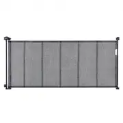 VEVOR Retractable Baby Gate, 34.2" Tall Mesh Baby Gate, Extends up to 76.8" Wide Retractable Gate for Kids or Pets, Retractable Dog Gates for Indoor S