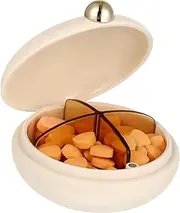 VALICLUD Pill Box Travel Sealed Medicine Storage Small Compartment Dispenser Portable Medicine Case Compact Outdoor Case Organizer