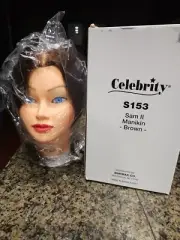 cosmetology mannequin head 100 human hair Edition SAM II MANIKIN