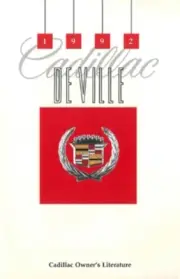 1992 Cadillac Deville Owners Manual User Guide Reference Operator Book Fuses (for: Cadillac)