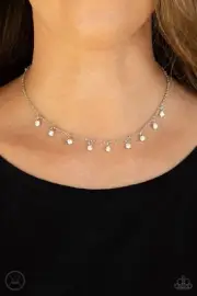 Paparazzi’s Dainty Diva - White Choker