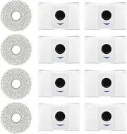Reusable Dust Bag, Mop Pad, Compatible for Ecovacs Deebot T20 Omni / X1 Omni, Robot Vacuum Cleaner Spare Parts Replacement Kit Spare Parts (Color : Set a)