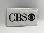 CBS NEW EMBROIDERED IRON ON ON NAME PATCH TAG 2 X 3-1/2