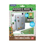 60pc Minecraft 3D Puffy Textured Gadget Decorating Kids Decal Stickers 8y+