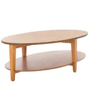 Safavieh Couture Leonardi Oval Wood Coffee Table