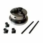50 mm Mini Scroll Lathe Chuck 3 Jaws With Suitable 80 mm Backplate Thread 12 x 1