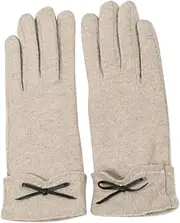 [VALICLUD] Warm Touch Screen Gloves for Women Winter Cashmere Fashion Gloves Full Finger Touchscreen Comfortable and Fashionable One Size