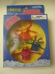 Archie McPhee Pack Of 4 Terrifying Finger Monsters, Fits Your Fingers (026-1)