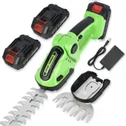 2 in 1 Cordless Hedge Trimmer Garden Grass Shears Battery Hedge Shears Small W