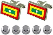 [Select Gifts] Shirt Dress Studs Cartagena de Indias City Colombia Flag Cufflinks
