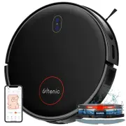 Ultenic D6s Robot Vacuum and Mop Combo, SonicTrue Vibration Mopping, 3000Pa Strong Suction, Super Slim, APP Control, Wor
