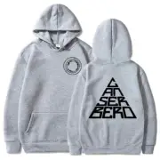 Unisex Plain Adult Jumper Fleece Hoodie Pullover Sweatshirt Basic Sweater Men's