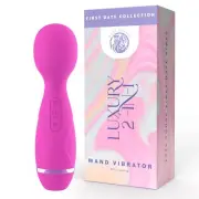 Date Knight 2-in-1 Wand Vibrator Sex Toy for Women Clitoris Sucking Vibrator