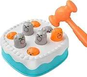 Whack-A-Mole Game Cake Shape | Whack Mole Game for Toddler | Toy for 3 Years Old & Up | Whack-A-Mole Hammering Pounding Toy | Lever Principle & No Battereis Required