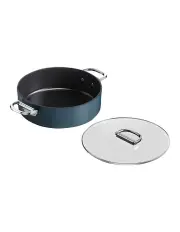 [Joseph Joseph] Space Non-stick Shallow Casserole and lid 28cm in Midnight Blue