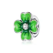 Silver plating Leaves Fashion Charm for Bracelet Women Jewelry DIY