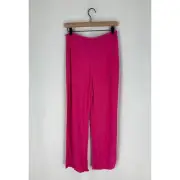 Flynn Skye Pink High Rise Crepe Pants Womens Medium New Trouser