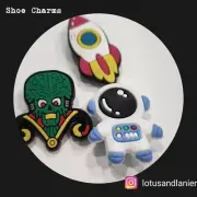 Shoe Charms Mars Attacks the World Set of 3