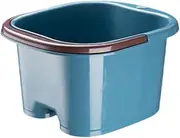 Foot Bath Basin Foot SPA Basin Pedicure Bowl Lightweight Foot Bucket Foot Bath SPA Tub, Blue