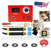 Lightweight Pyrography Machine - 20 Tips and Temperature Control for Artisans