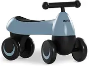 hauck Baby Ride-On 1st Ride Four, Slide Car from 18 Months to 25 kg, 4 Wheels EVA, Ergonomic, Tilt-Proof, with Handlebar Impact Limiter, Children's Vehicle for Indoor and Outdoor Use (Matt Blue)