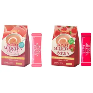 1-5包套裝日本直郵新日東桃/草莓皇家奶紅茶北海道全乳粉100%使用(濃厚) 10條裝