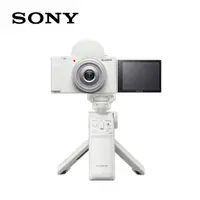 在飛比找燦坤線上購物優惠-SONY ZV-1F類單眼數位相機手持握把組-白(ZV-1F