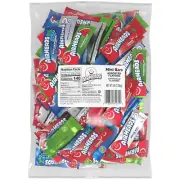 Candy Mini Bars, Assorted Flavors, Individually Wrapped, Non-Melting, Party, 5 P