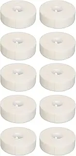 10Pcs Lash Tape 2.5cm Width Strong Adhesion Soft Portable Eyelash Extensions Tape Lash Extensions Under Eye Tape for Eyelash Artists (White)