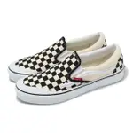 【VANS】懶人鞋 CLASSIC SLIP-ON 138 男鞋 女鞋 黑 白 棋盤格 帆布 情侶鞋 休閒鞋(VN000BW3BKC)