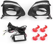 XTevu LED DRL Light, Daytime Running Lamp, Compatible with Toyota Altis 2010-2013, High Brightness