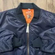 Rothco USAF MA-1 Flyer’s Reversible Nylon Zip-Up Bomber Flight Jacket