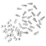 Metal Nickel Support Pegs Shelf Bracket Pegs Cabinet Shelf Pegs