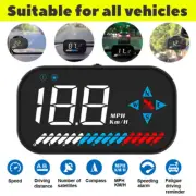 New Car HUD Head Up Display GM7 GPS Digital Speedometer Overspeed Alarm Meter