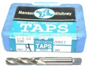 Lot of 4 New Hanson 20817 1/4-28 GH-3 3 Flute Spiral Plug Taps