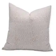 Handmade Block Print Thick Cotton White 22X22 Throw Pillowcase Cushion Cover