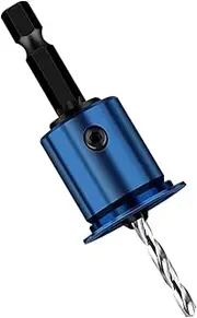 [Oxtxuzdm] Countersink Drill Adjustable Depth For Wood Board Openings Countersunk Holes Power Tool Woodworking Accessories