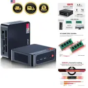 Mini PC AMD Ryzen 7 16GB 500GB SSD 4K Triple Display Gaming Office Desktop