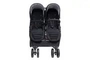 Valco Baby Snap Ultra Duo Foldable Pram Adjustable Seat Newborn Twin Coal Black