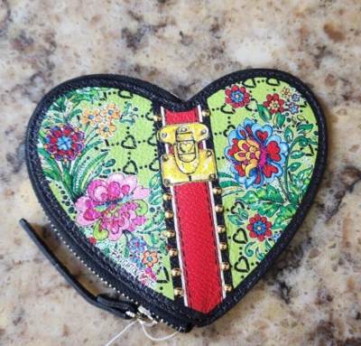 Brighton FASHIONISTA LUX Heart Coin Purse E4231M NWT TOM CLANCY DESIGN