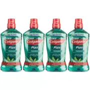 Colgate Plax Freshmint Mouthwash 4 x 1L Alcohol Free Mouthwash New