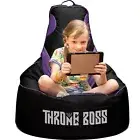 Throne Boss Gaming Bean Bag Chair (Child_Purple)