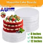 Masonite Cake Boards 5mm White Round Cake Boards Various Sizes 10Pcs Cake Boxes