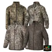 DRAKE WATERFOWL MST CAMO SYNTHETIC DOWN PAC JACKET FULL ZIP TWO TONE COAT