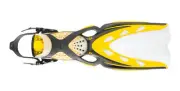 Mares X-treme Open Heel Fins 410019SAR Yellow REG ~ New ~ Authorized Dealer