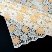 PVC Tablecloth Waterproof Table Cover Retro Rectangle Lace Hollow Floral