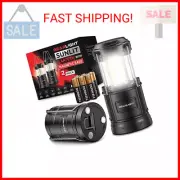 GearLight Camping Lantern - 2 Portable LED Battery Powered Lantern with Magnetic