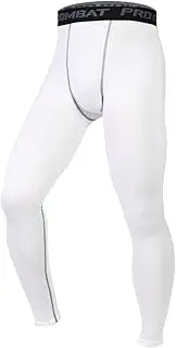 [BSMstone] Compression Pants Men Running Tights Leggings Athletic Baselayer for Training Running Basketball Yoga