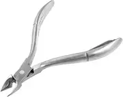 Ruilogod Beauty Tool Antislip Handle Nipper Manicure Cuticle Cutter 4" Long