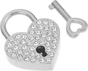 OSALADI Travel Locks 1 Set Creative Heart-Shaped Lock Beautiful Love Lock Delicate Wishing Lock Locks